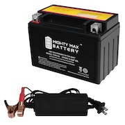 MIGHTY MAX BATTERY YTX9-BS 12V 8AH Battery for ATV SUZUKI LTZ250 250CC With 12V 2Amp Charger MAX3511902
